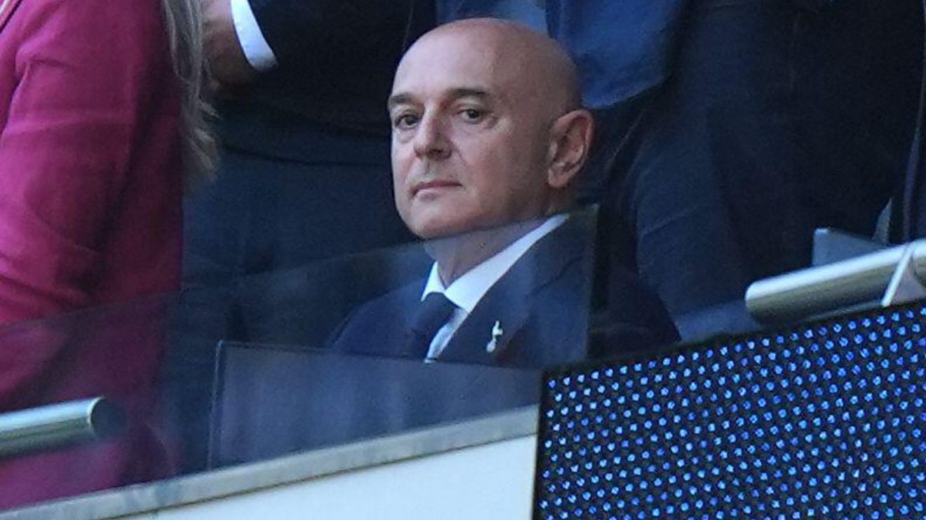 Ex-Spurs chairman Daniel Levy in the stands during a match