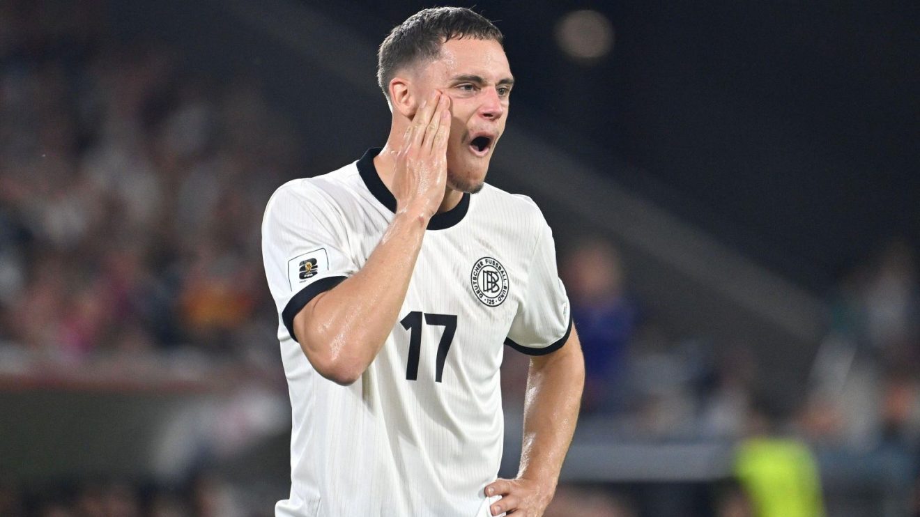Liverpool and Germany midfielder Florian Wirtz during a match
