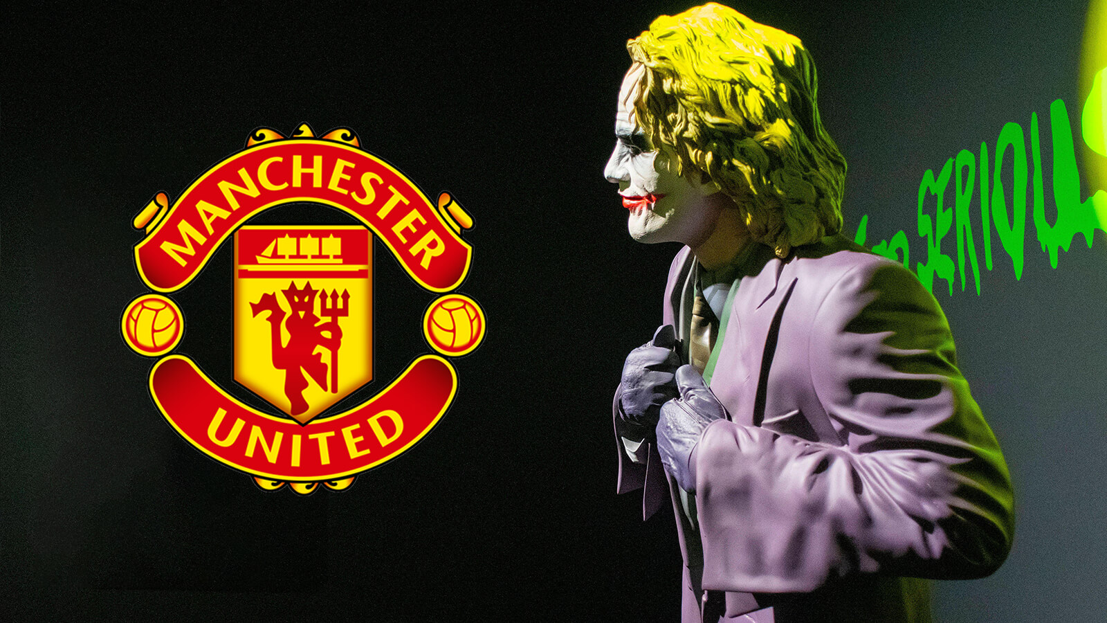 F365 One Badge The Dark Knight Joker Manchester United
