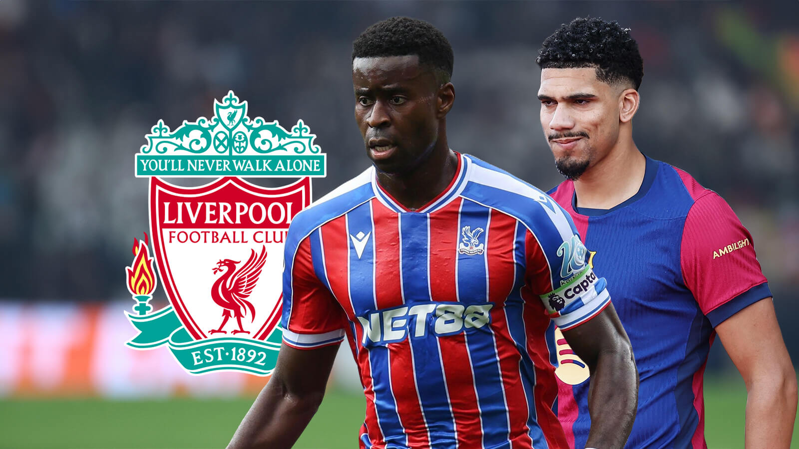 F365 One Badge Marc Guehi Ronald Araujo Liverpool 1