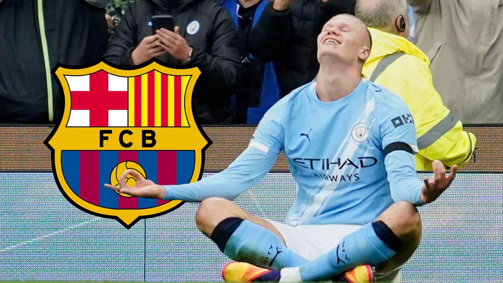 F365 One Badge Erling Haaland FC Barcelona 1