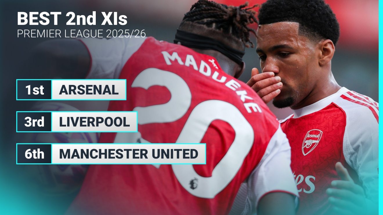 Arsenal's Noni Madueke and Ethan Nwaneri in discussion.