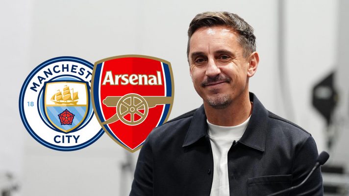 Gary Neville on Arsenal vs Man City
