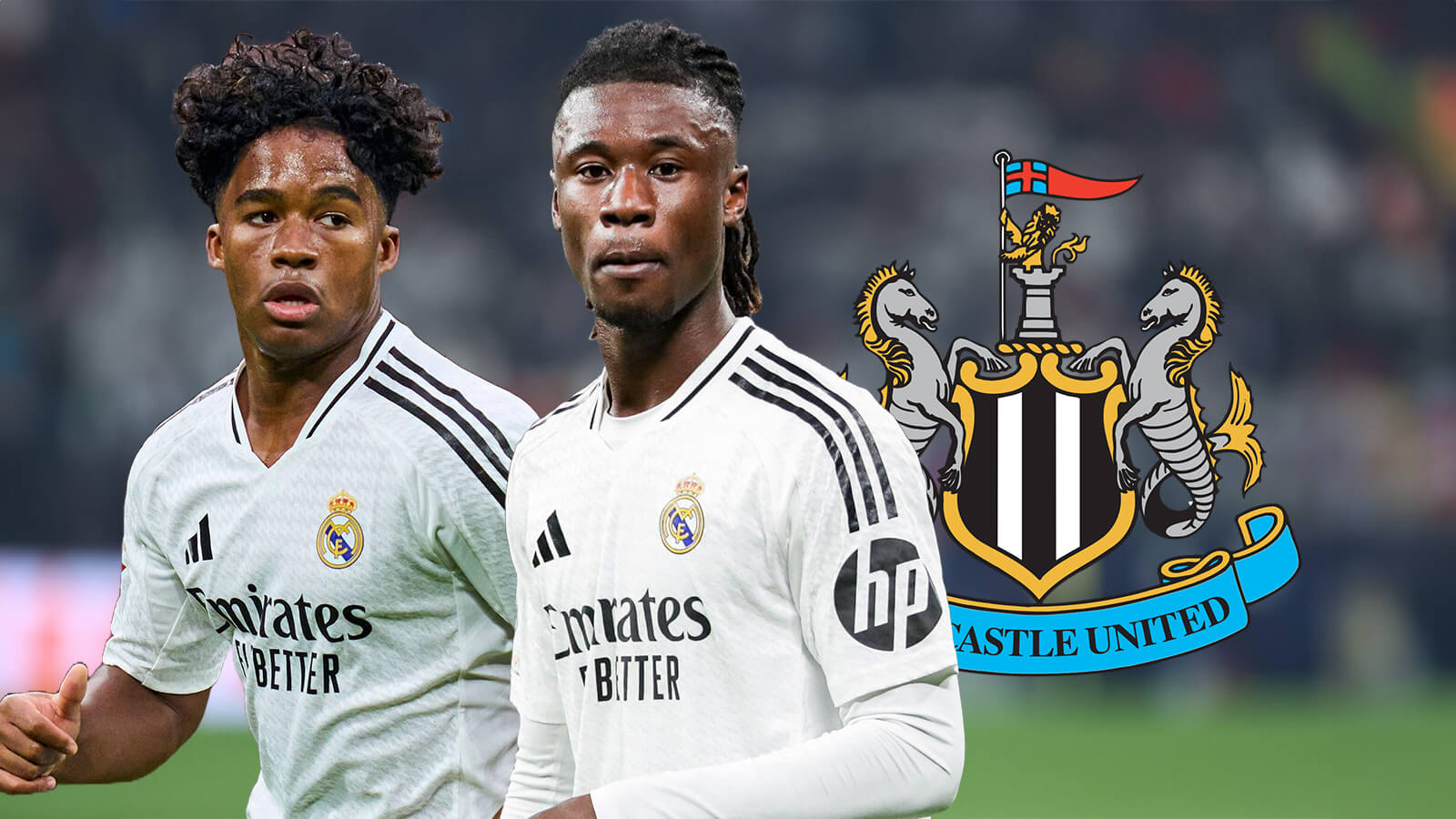 F365 One Badge Endrick Eduardo Camavinga Newcastle United