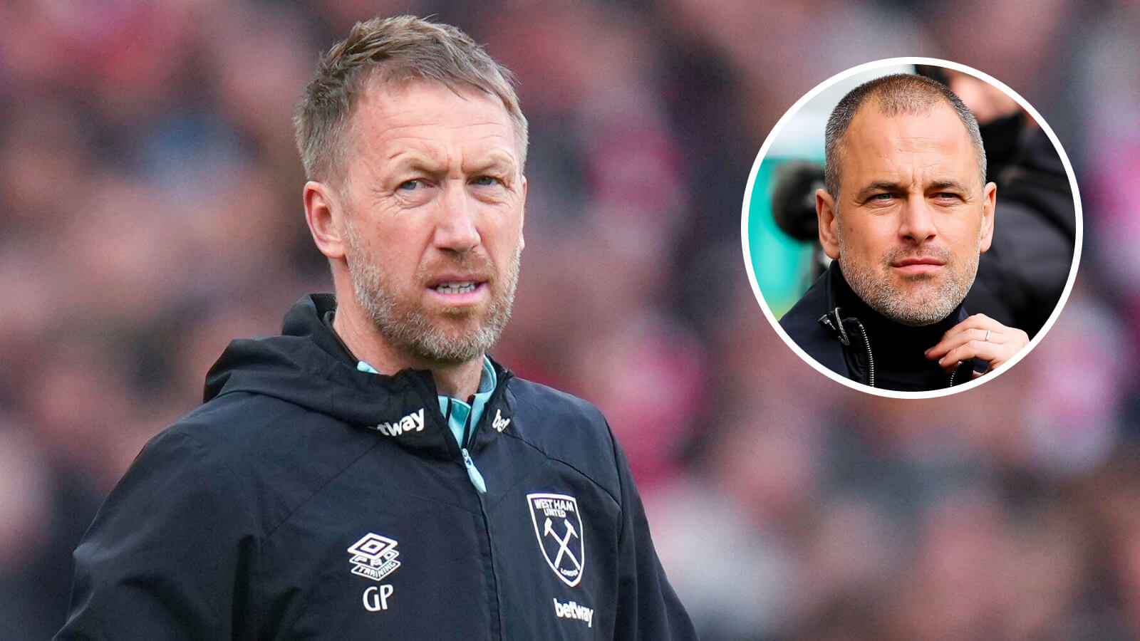 Two Images Collage Graham Potter Joe Cole