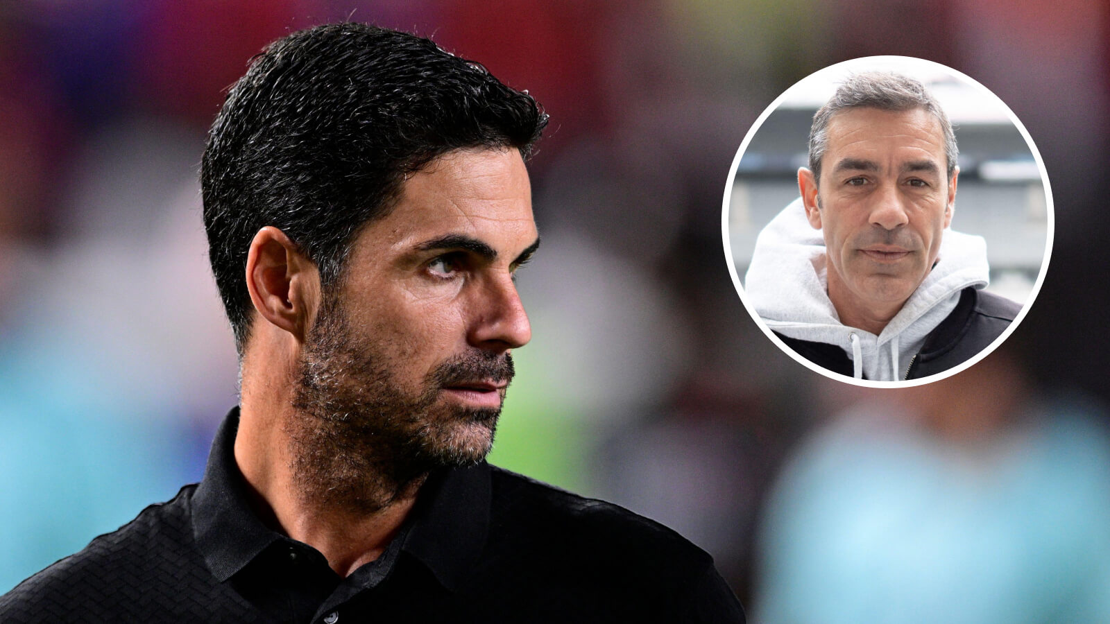 Two Images Collage Mikel Arteta Robert Pires 1