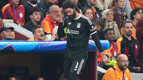 Liverpool: David Ornstein provides Alisson update as injury timeline revealed