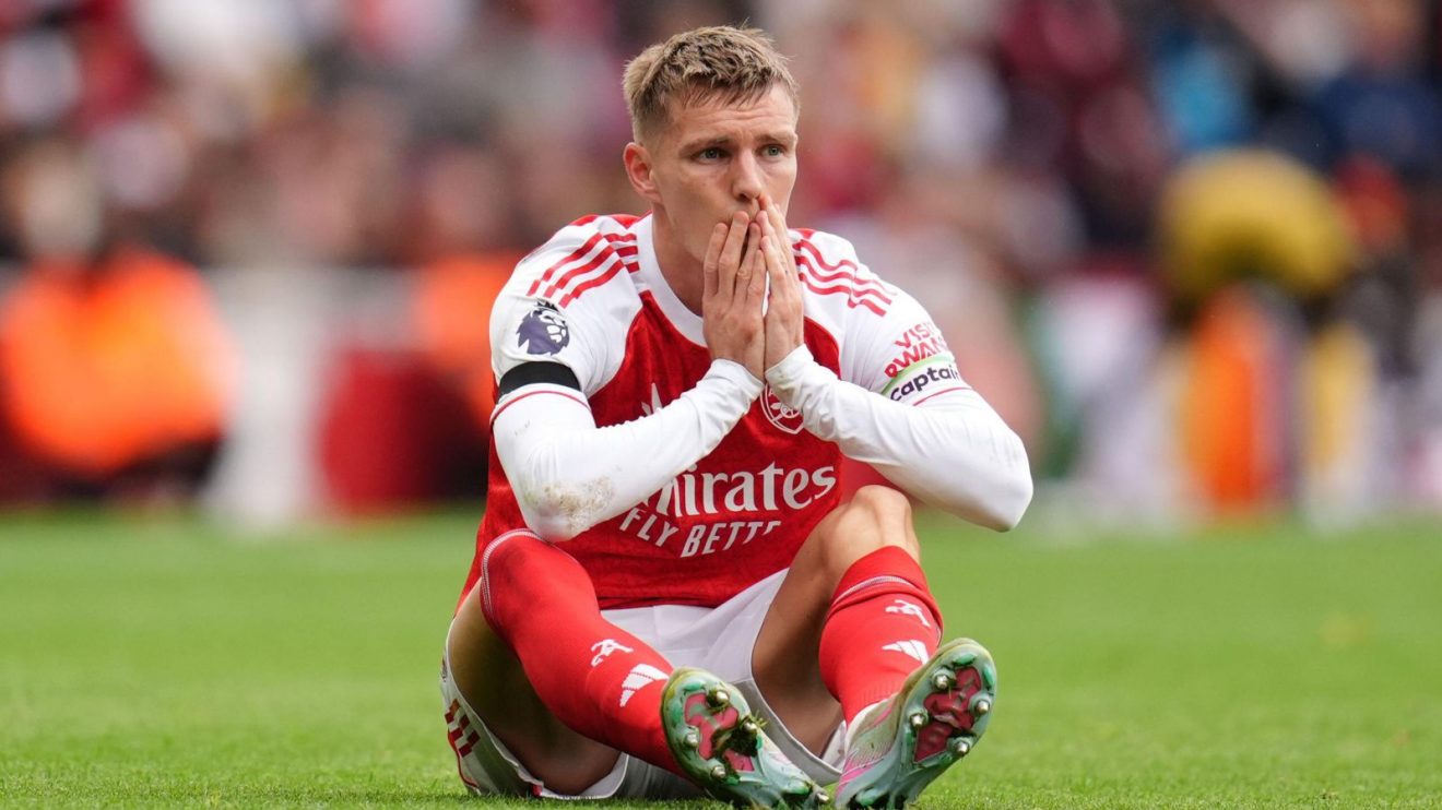 Arsenal midfielder Martin Odegaard