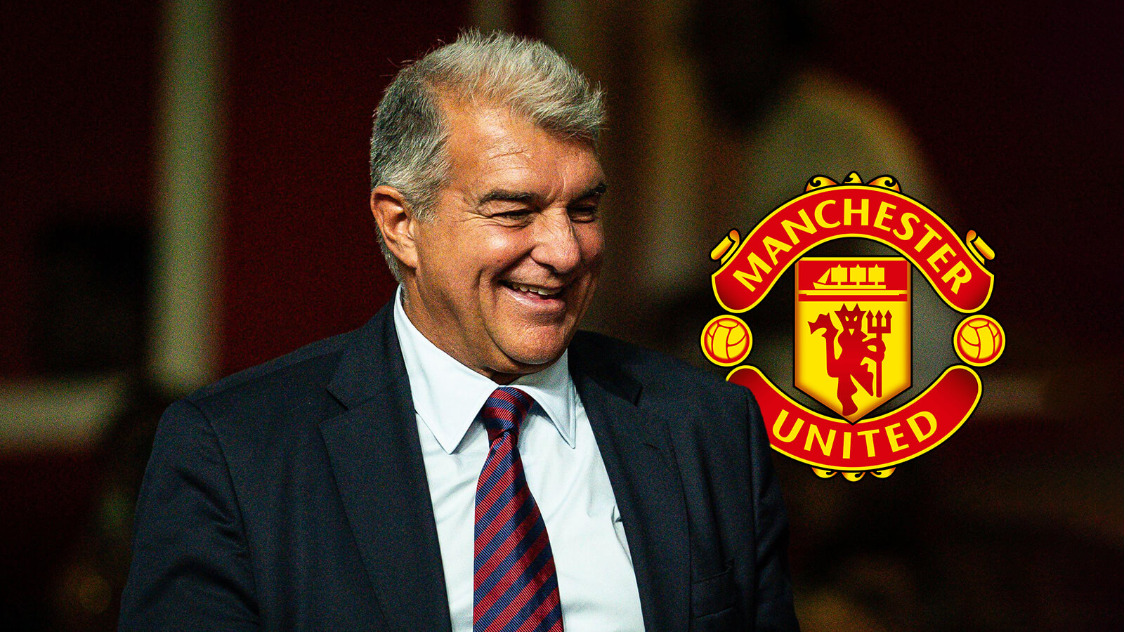 F365 Joan Laporta with Man utd badge 2
