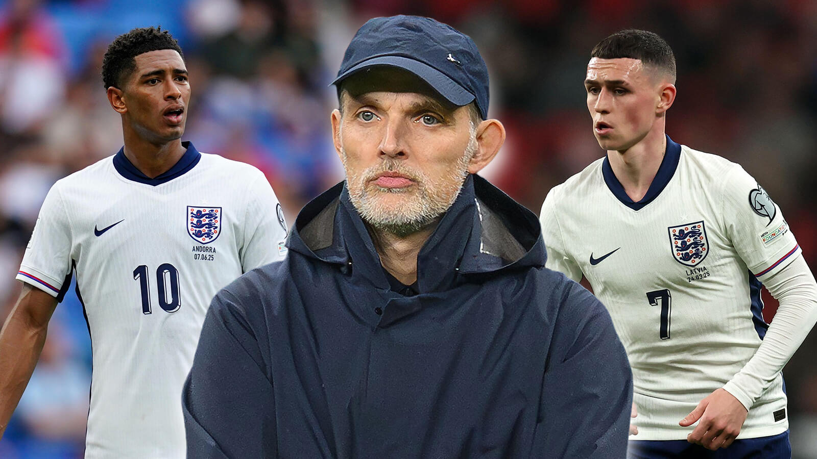 F365 Thomas Tuchel Jude Bellingham and Phil Foden 1