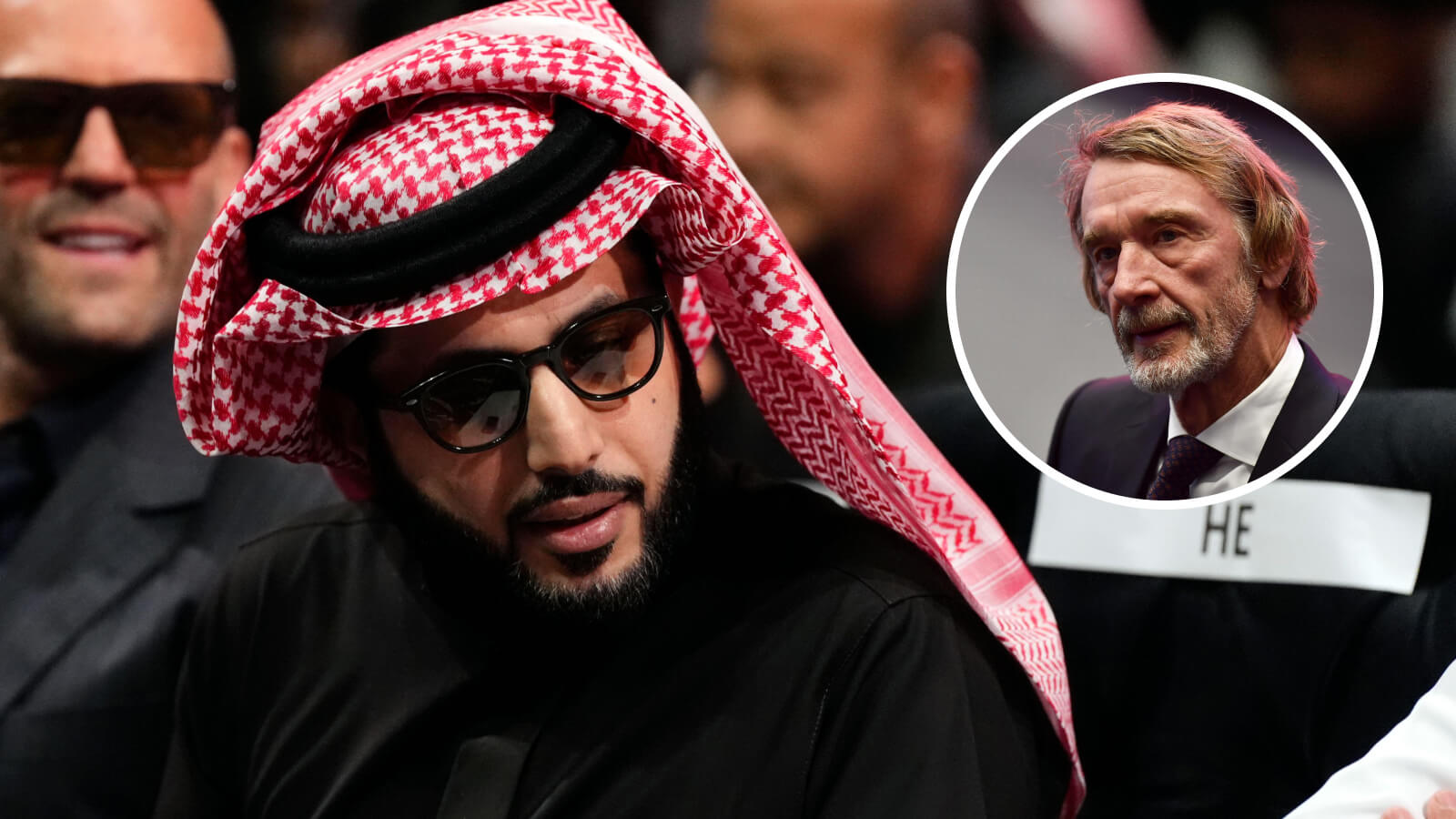 Two Images Collage Turki Al Sheikh Sir Jim Ratcliffe