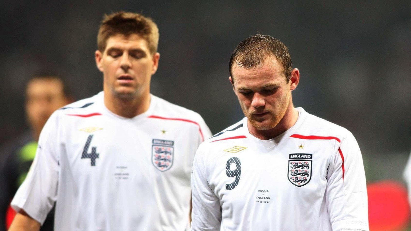 Steven Gerrard Wayne Rooney England F365