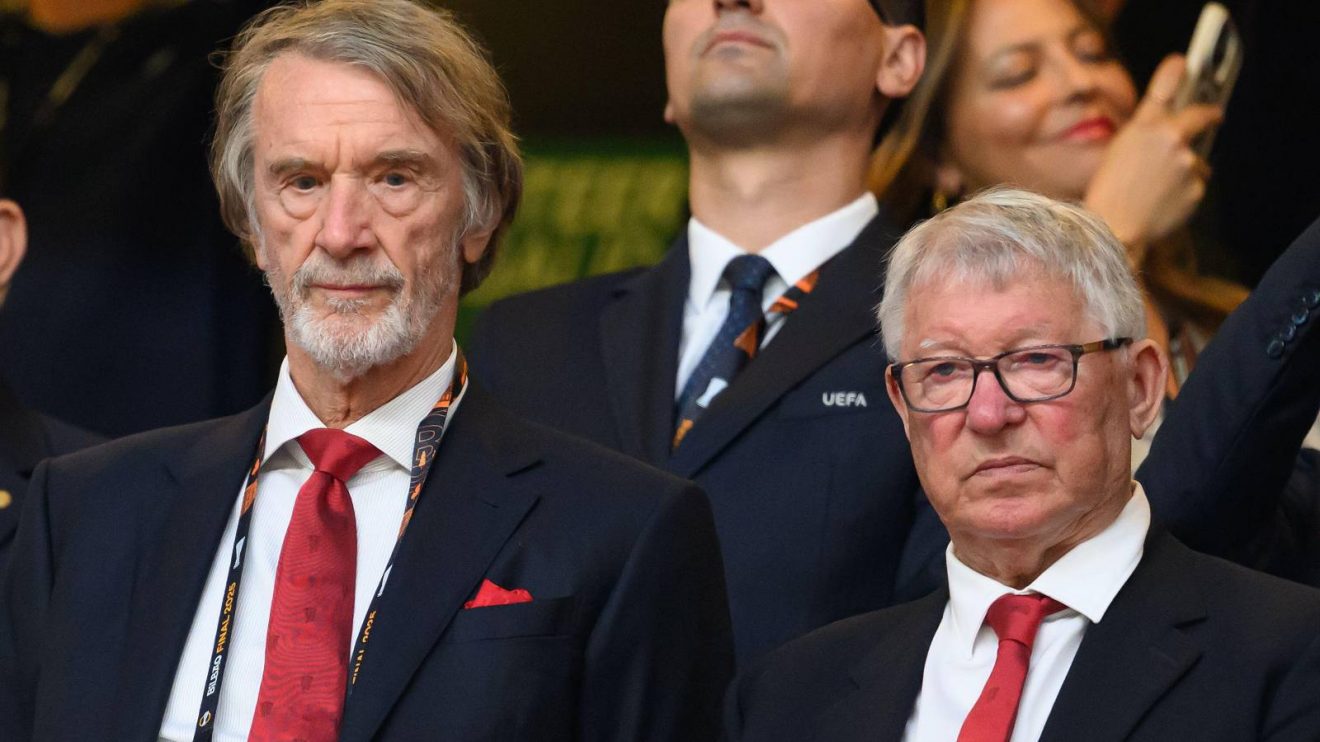 Man Utd co-owner Sir Jim Ratcliffe and Sir Alex Ferguson