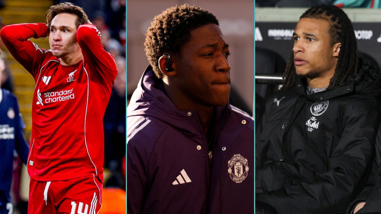 Federico Chiesa, Kobbie Mainoo and Nathan Ake