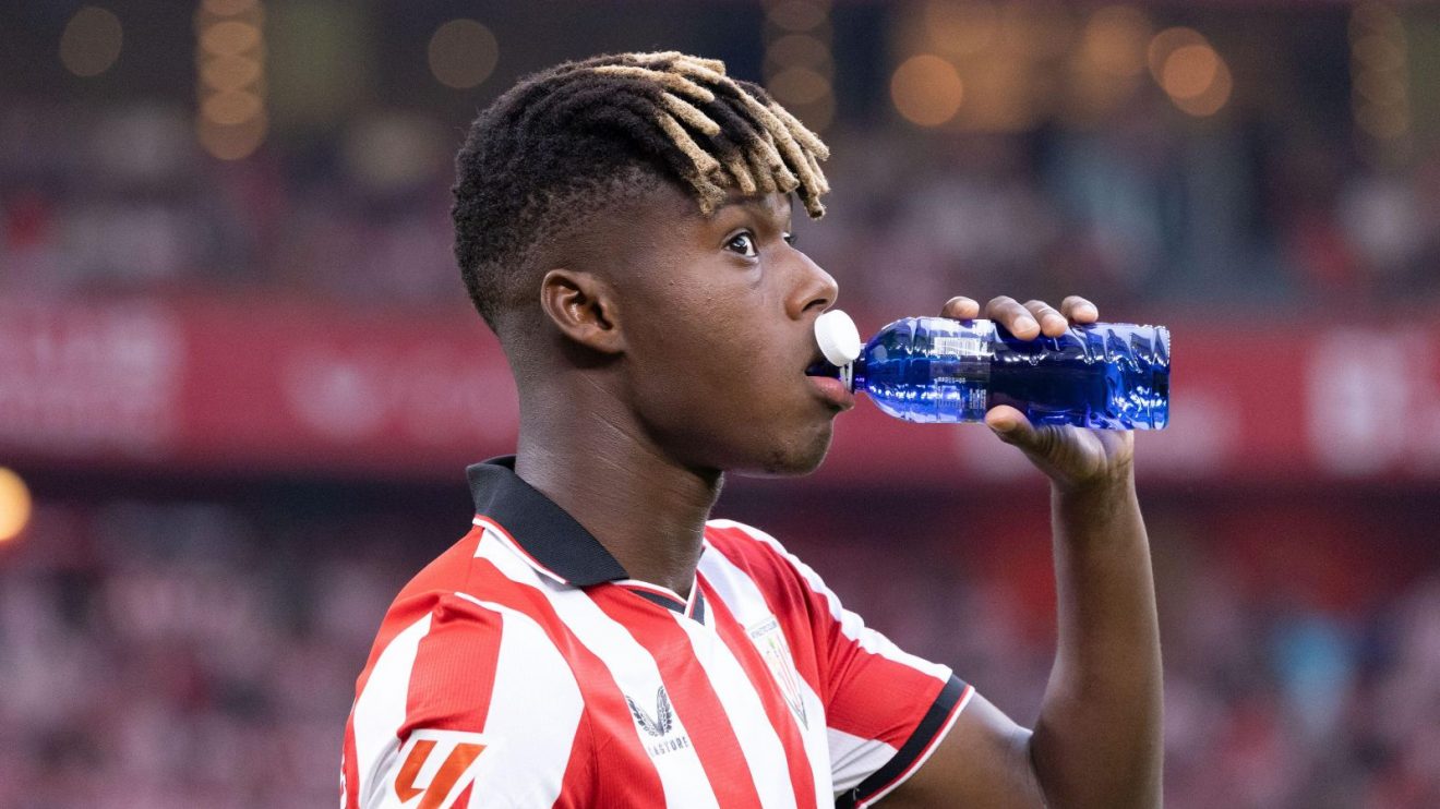 Liverpool transfer target Nico Williams