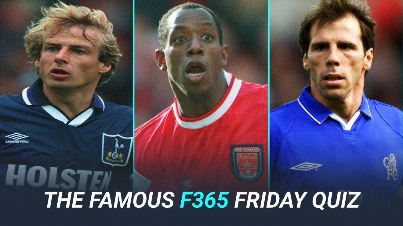 Jurgen Klinsmann, Ian Wright, Gianfranco Zola.