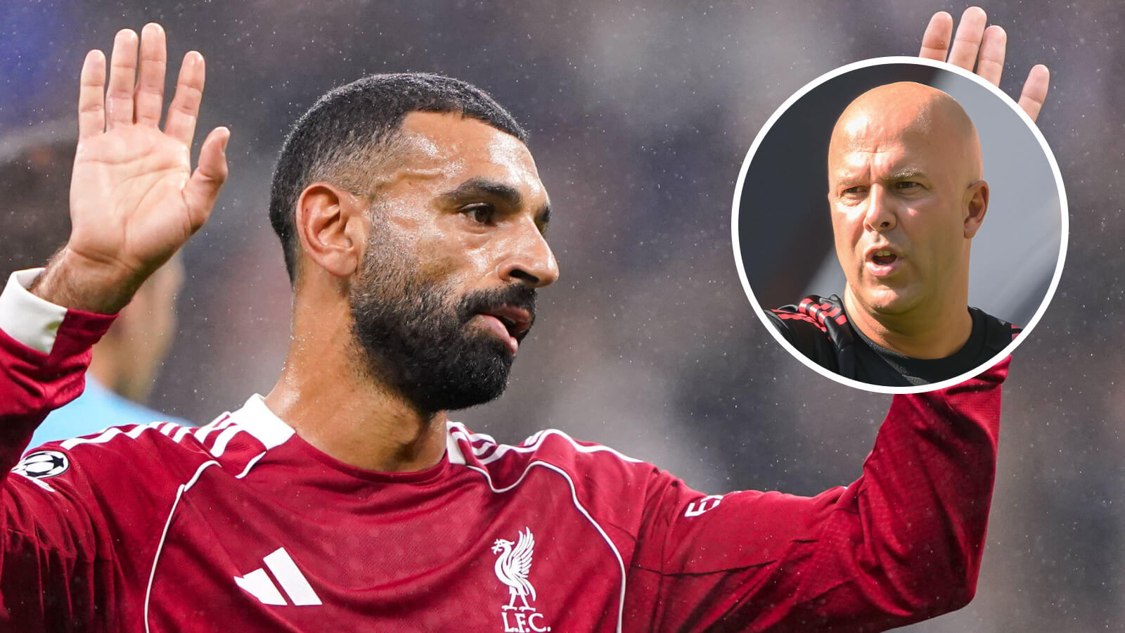 Five key 'reasons' for Salah woes revealed as Slot, Owen agree with three stars to blame 3 Two Images Collage Mohamed Salah Arne Slot