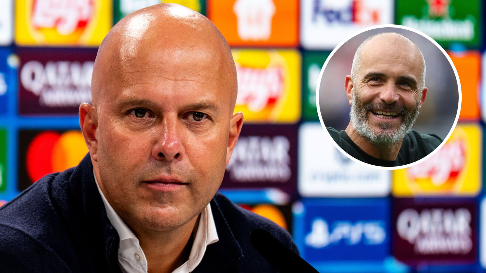 Has Arne Slot forgotten how Liverpool lost to Chelsea? 7 Two Images Collage Arne Slot Enzo Maresca1