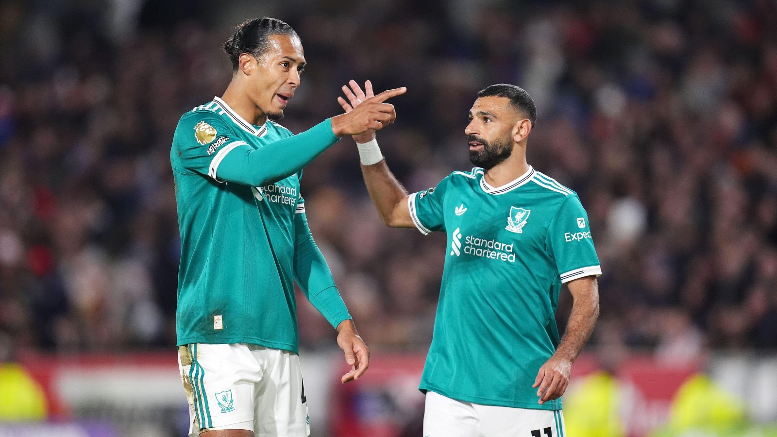 Shearer tears into two 'awful' Liverpool stars who 'are all over the place'; why Salah should start 3 Virgil van Dijk Mohamed Salah Liverpool F365