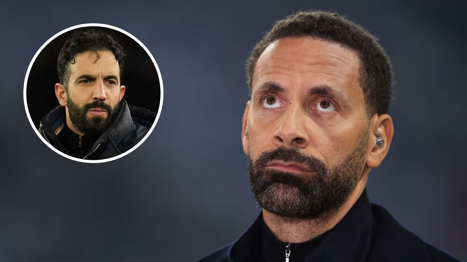 Ferdinand claims Amorim is 'playing Russian Roulette with his job' at Man Utd 5 F365 Rio Ferdinand Ruben Amorim 1