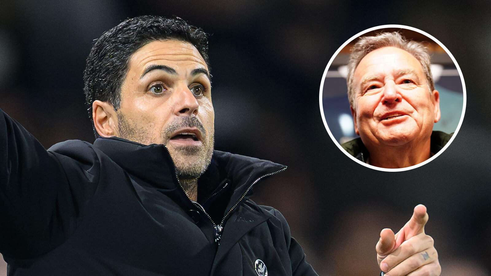 Jeff Stelling blasted after revealing savage reason he 'turned over' the Arsenal match 3 F365 Mikel Arteta Jeff Stelling 1 1