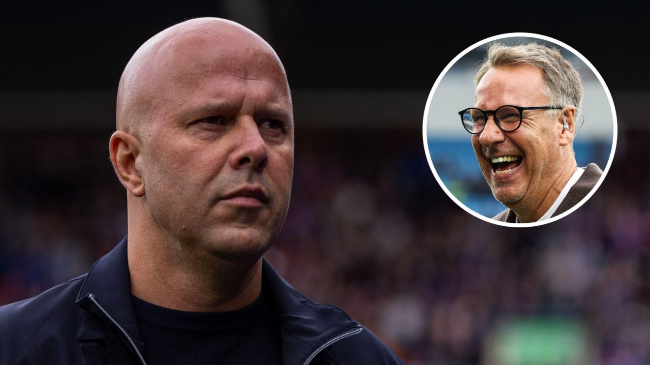 Liverpool boss Arne Slot and Paul Merson