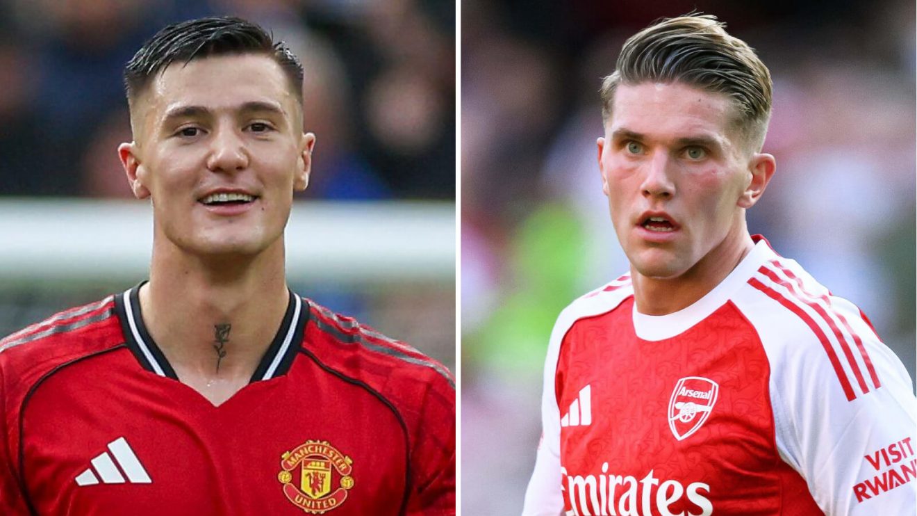 Man Utd star Benjamin Sesko and Arsenal striker Viktor Gyokeres
