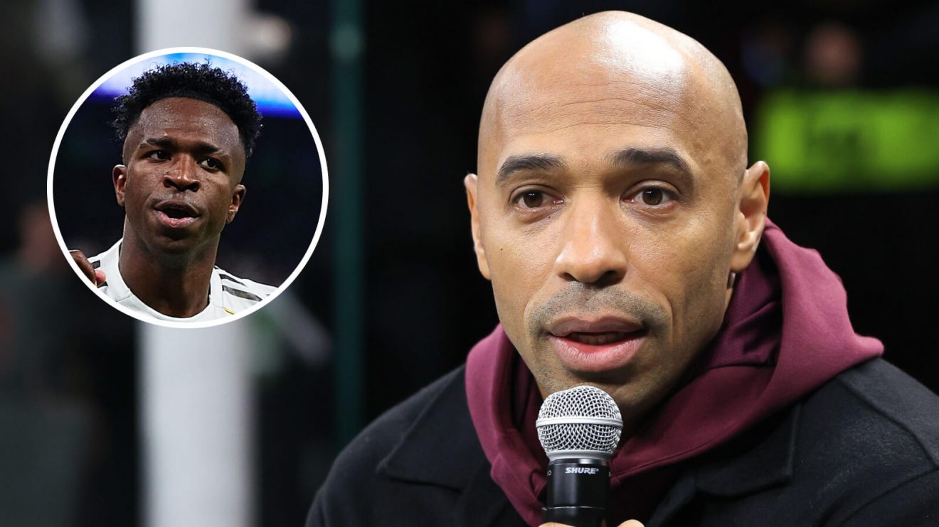 Thierry Henry and Real Madrid star Vinicius Junior