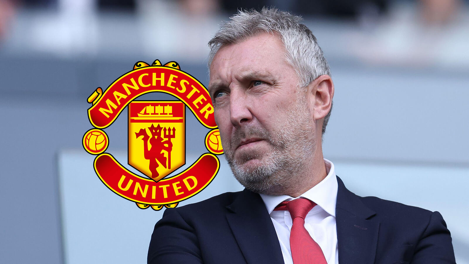 F365 Jason Wilcox with Man UTD badge 1