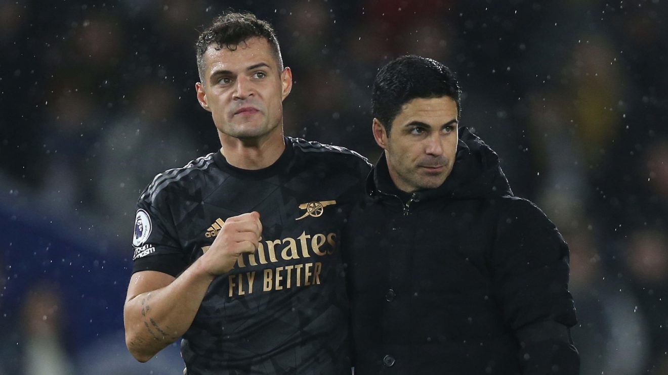 Arteta Xhaka Arsenal