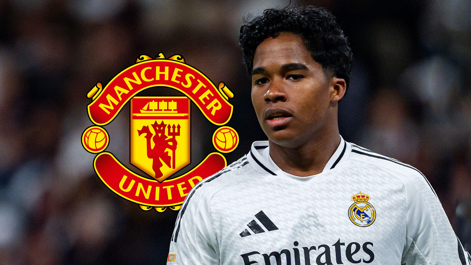 F365 Endrick Felipe with Man UTD badge 1