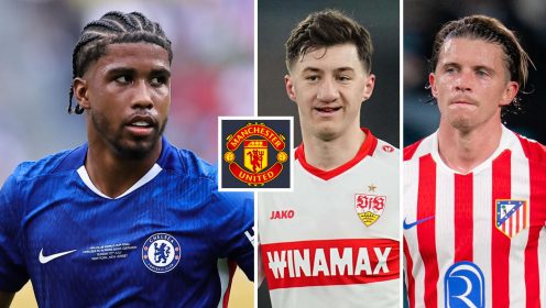 Six Man Utd transfer targets revealed ahead of January in ‘major rebuilding process’