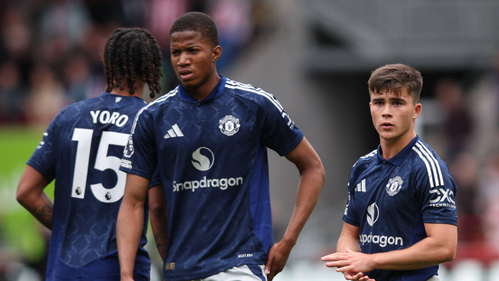 F365 Harry Amass of Manchester United applauds 2