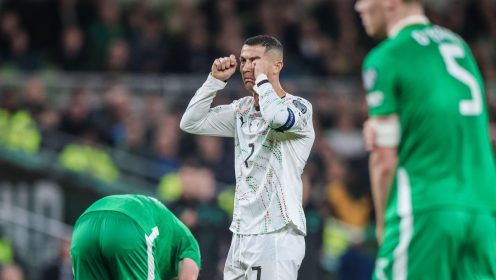 Cristiano Ronaldo brutally mocked by Ireland fans as coach brands Portugal star ‘silly’