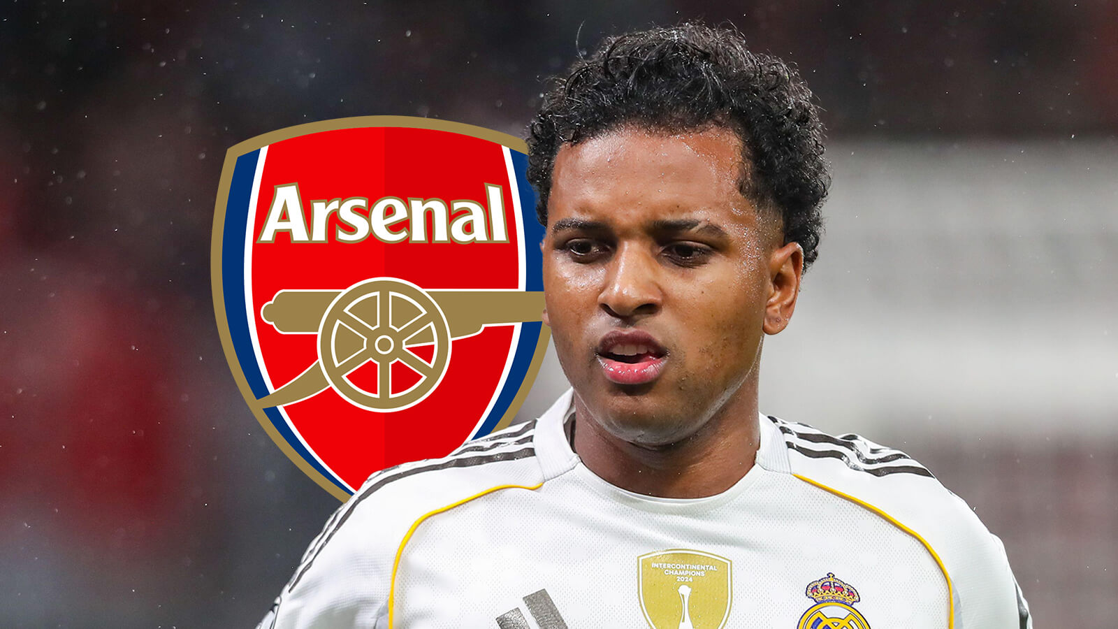 F365 Rodrygo with Arsenal badge 1 1
