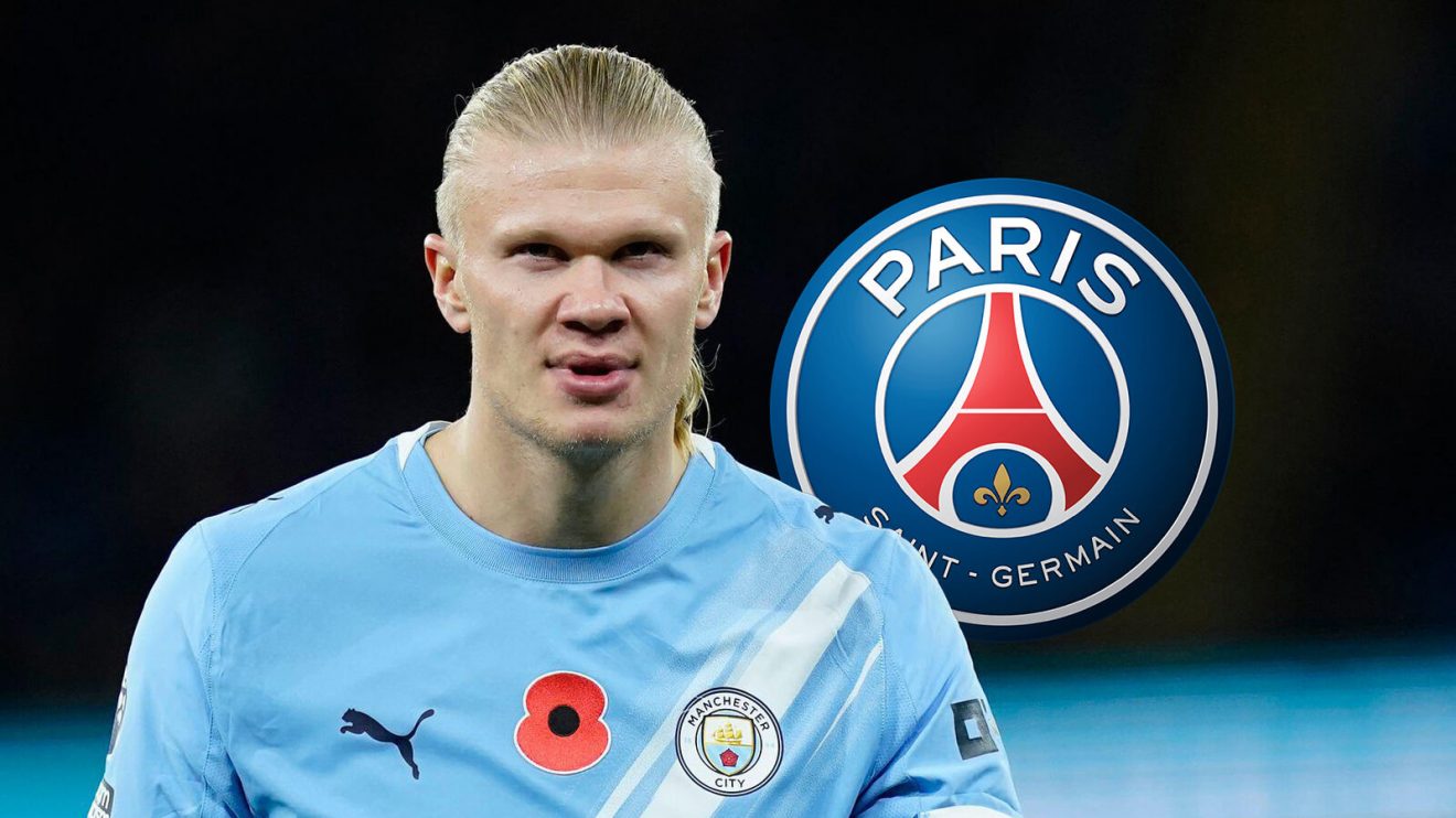 Man City striker Erling Haaland