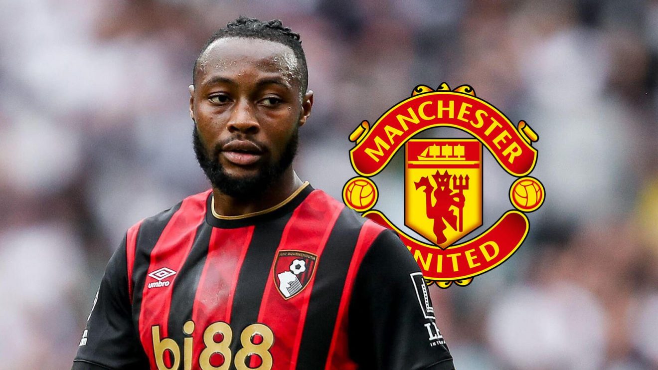 Man Utd badge, Antoine Semenyo