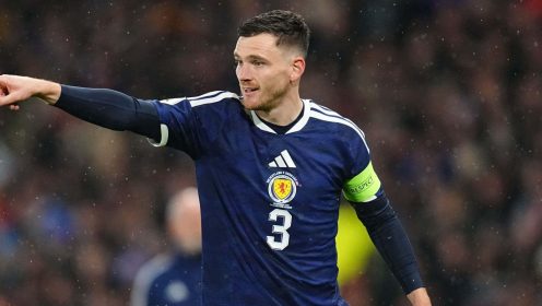Andy Robertson pays heartfelt tribute to Diogo Jota as he was ‘in bits’ before Scotland vs Denmark