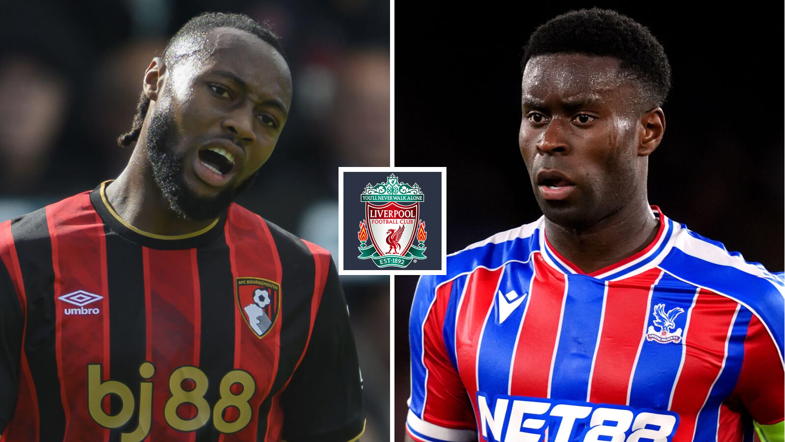 Two Images Collage Antoine Semenyo Marc Guehi