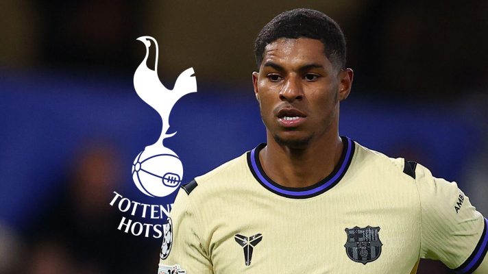 Tottenham transfer target Marcus Rashford