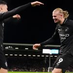Erling Haaland’s absurd 100th PL goal almost lost in even more absurd Man City win at Fulham