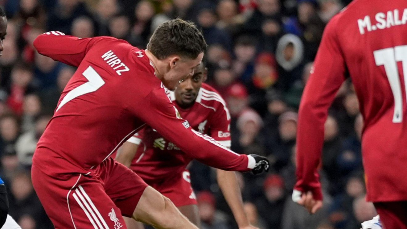 Florian Wirtz not scoring a goal for Liverpool