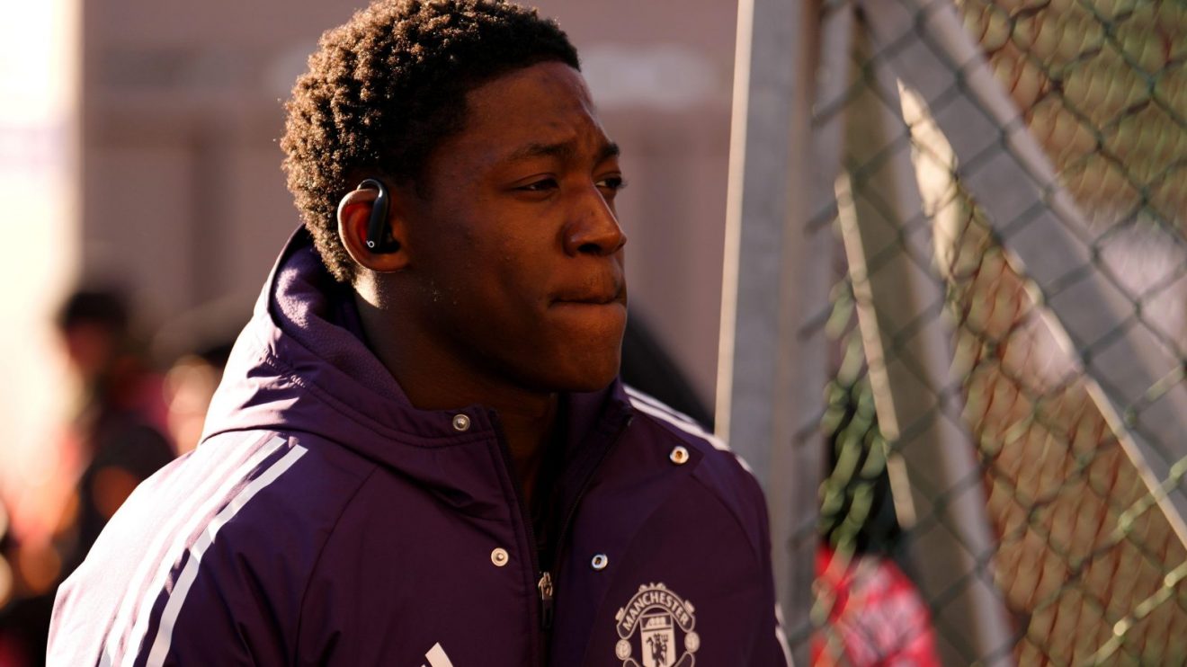 Man Utd outcast Kobbie Mainoo arrives for a match