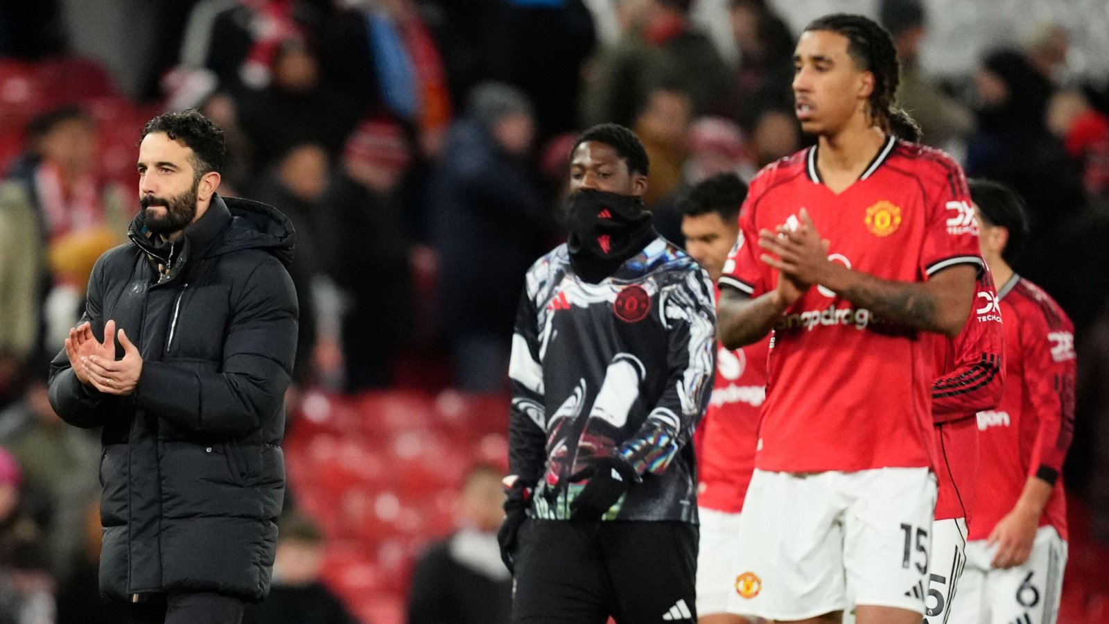 Ruben Amorim with Kobbie Mainoo