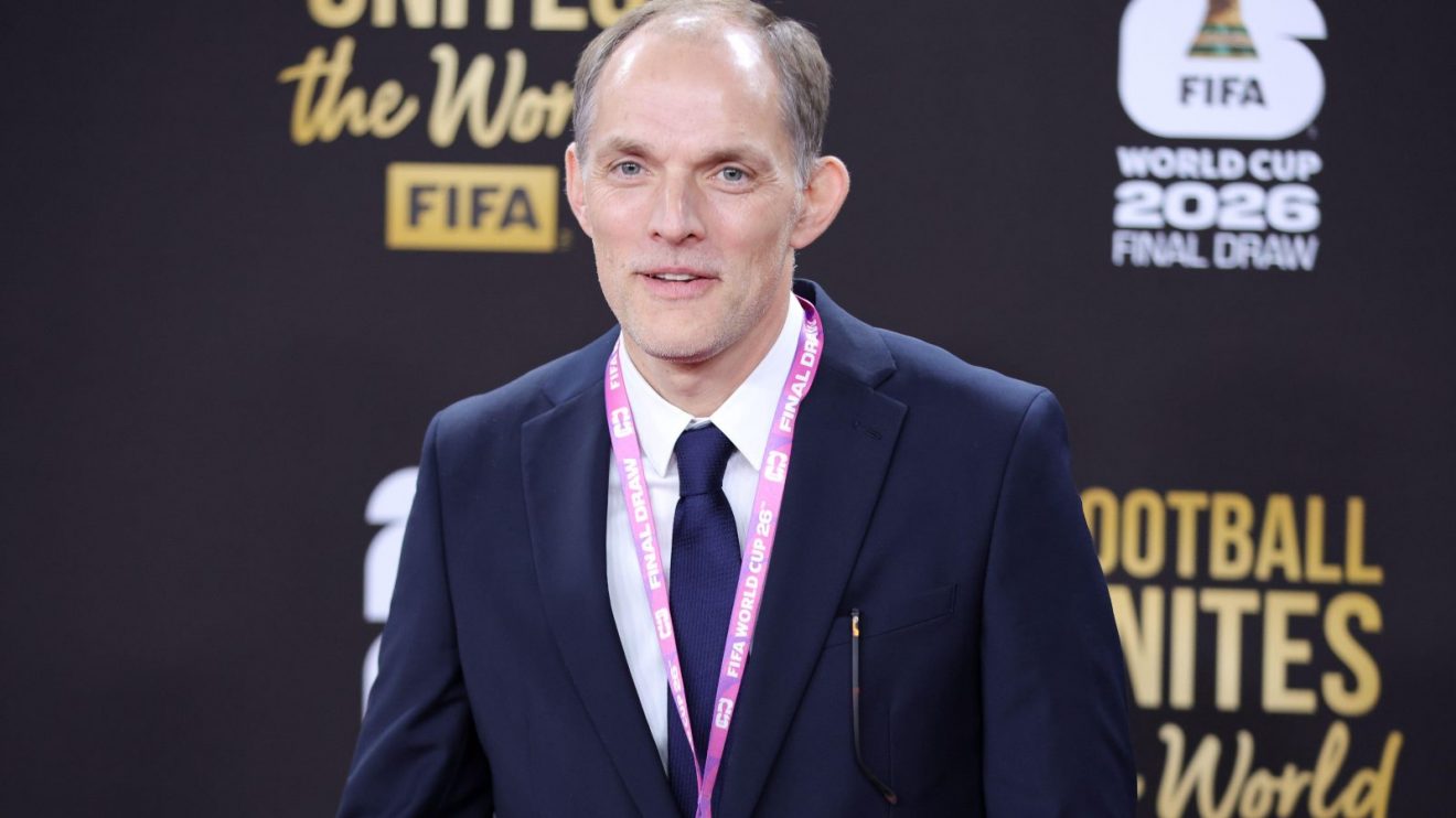 England boss Thomas Tuchel at the 2026 World Cup draw