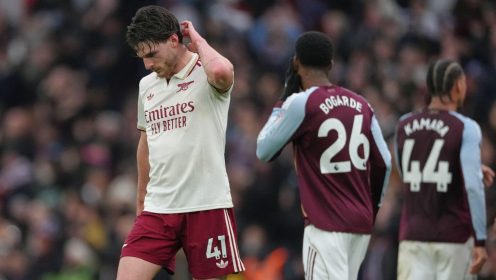 16 Conclusions as title contenders Aston Villa beat Arsenal