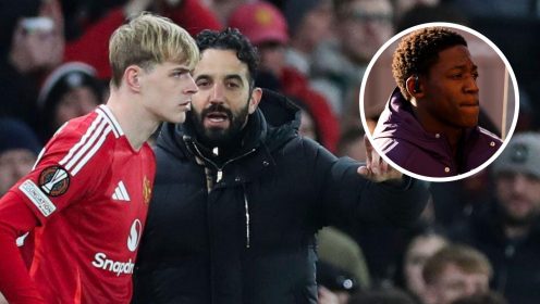 Man Utd youngsters dragged down in Amorim defence of Mainoo snub
