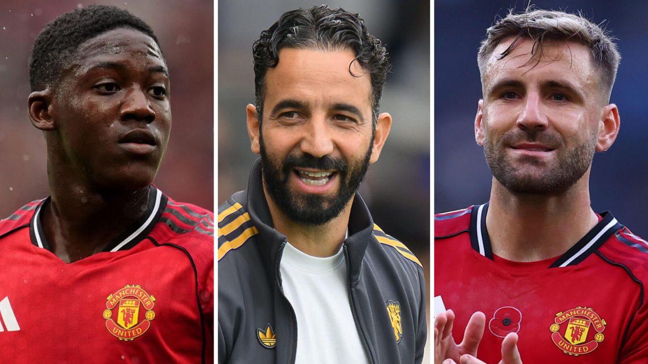 Man Utd Amorim Mainoo Shaw