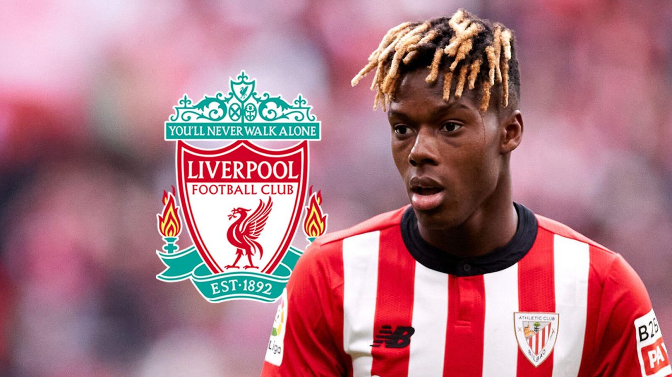 Liverpool transfer target Nico Williams