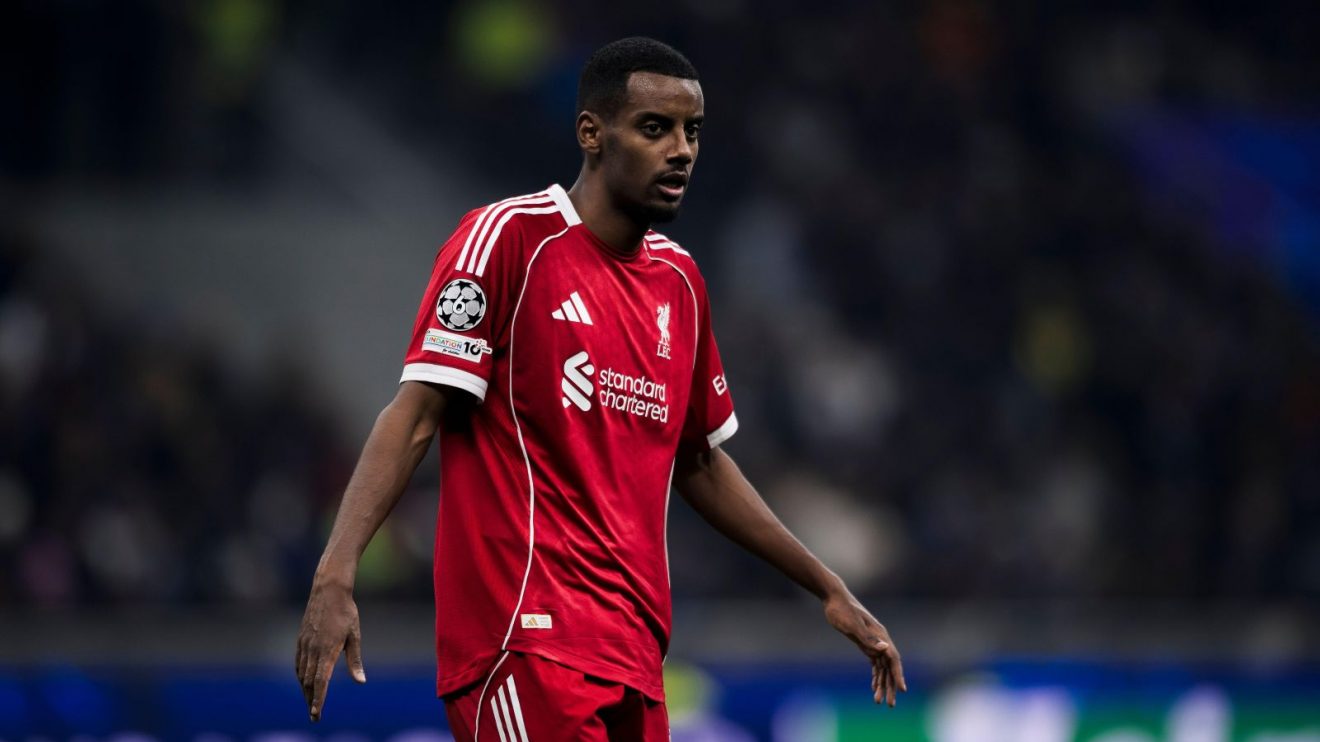 Liverpool striker Alexander Isak